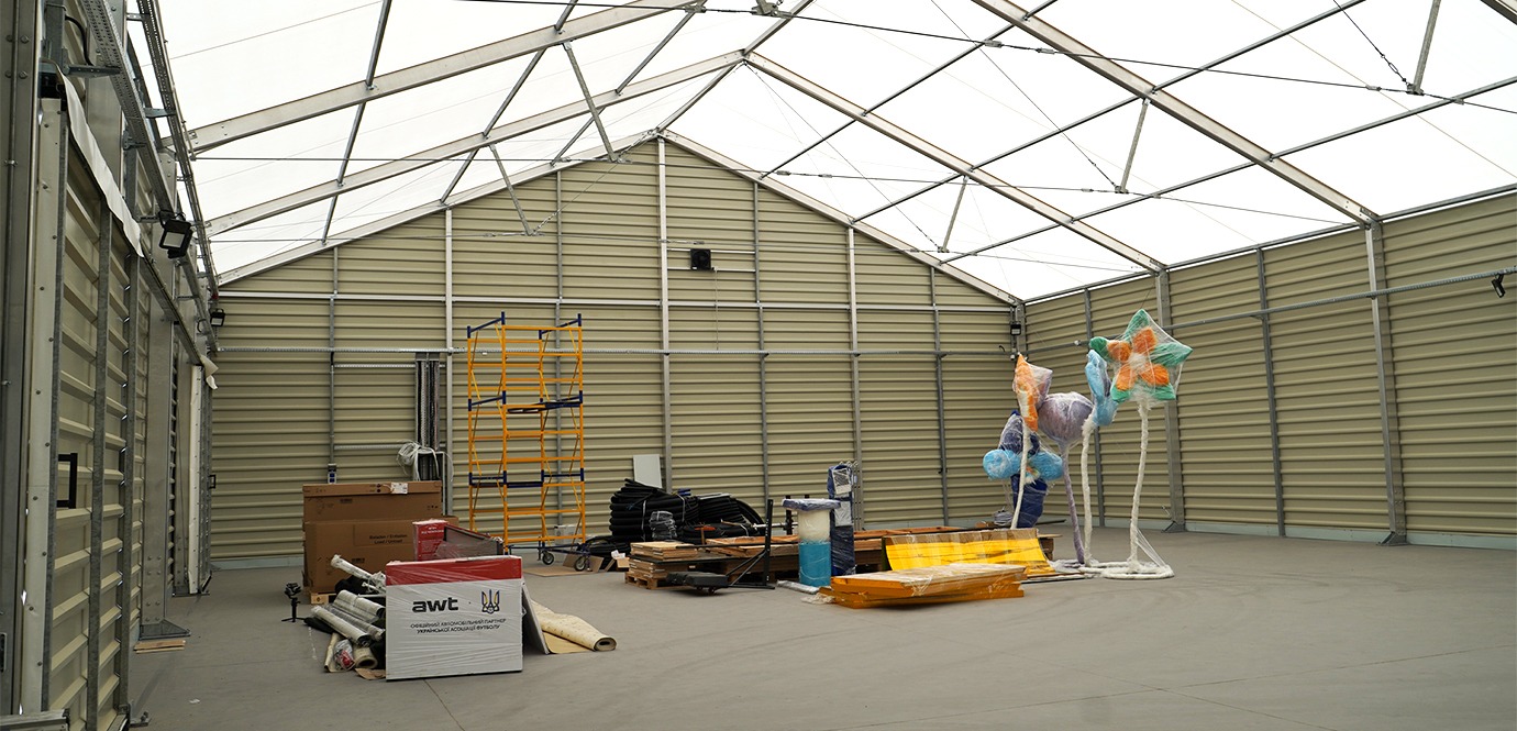 Швидкомонтований склад для АВТ Баварія Київ