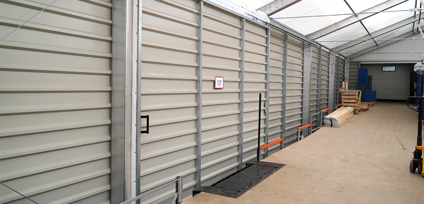 Швидкомонтовані будівлі: розширення площі основного складу всього за 2,5 місяці