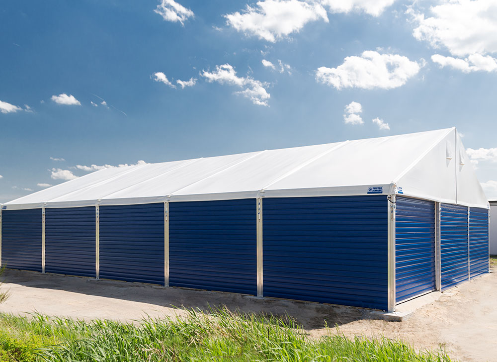 Холодна швидкомонтована споруда. Площа до 800 кв. м