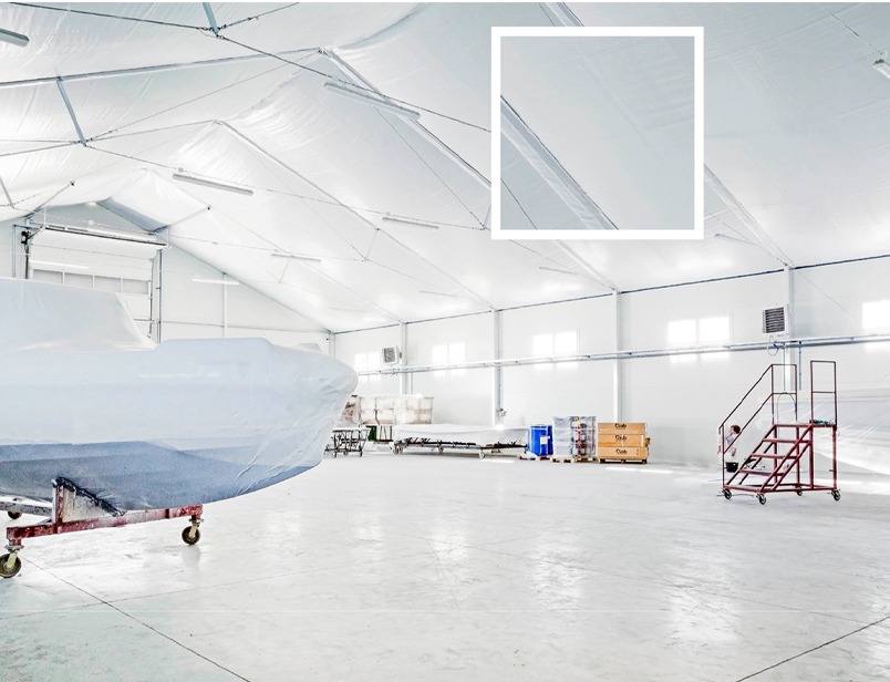 Утеплений виробничий цех для верфі з будівництва яхт у Польщі